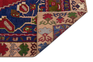 Natural Anatolium Turkish Vintage Rug 3'10'' x 7'10'' ft 116 x 239 cm