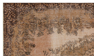 Naturel Over Dyed Vintage Rug 5'10'' x 9'7'' ft 177 x 293 cm