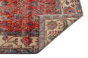 Naturel Over Dyed Vintage Rug 5'2'' x 8'10'' ft 157 x 268 cm