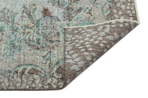 Naturel Over Dyed Vintage Rug 5'9'' x 8'10'' ft 174 x 269 cm