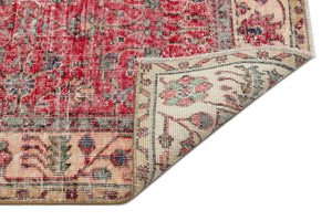 Naturel Over Dyed Vintage Rug 5'5'' x 9'1'' ft 166 x 276 cm