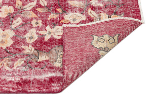 Naturel Over Dyed Vintage Rug 3'10'' x 6'10'' ft 116 x 208 cm