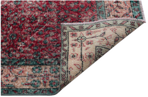 Retro Design Naturel Over Dyed Vintage Rug 5'7'' x 9'2'' ft 170 x 280 cm