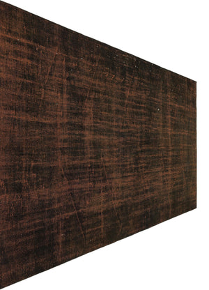 Black Over Dyed Vintage Rug 5'1'' x 8'7'' ft 156 x 262 cm