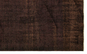 Black Over Dyed Vintage Rug 5'8'' x 8'10'' ft 173 x 269 cm