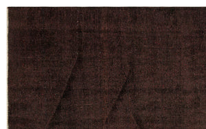 Black Over Dyed Vintage Rug 5'8'' x 8'10'' ft 173 x 269 cm