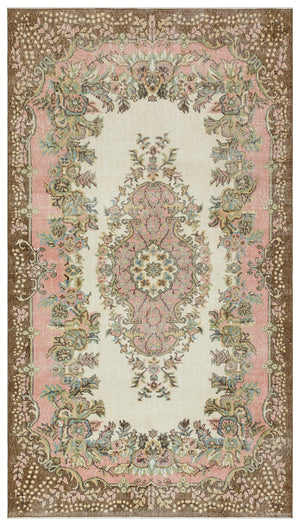 Naturel Over Dyed Vintage Rug 6'0'' x 10'5'' ft 183 x 317 cm