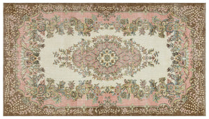 Naturel Over Dyed Vintage Rug 6'0'' x 10'5'' ft 183 x 317 cm