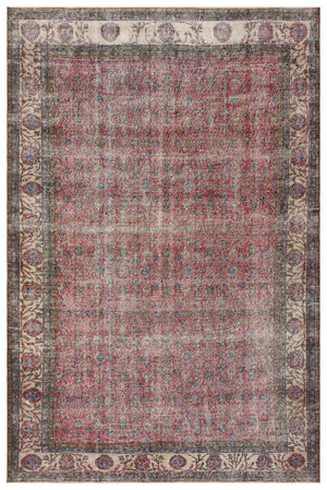 Naturel Over Dyed Vintage Rug 7'2'' x 10'7'' ft 219 x 323 cm
