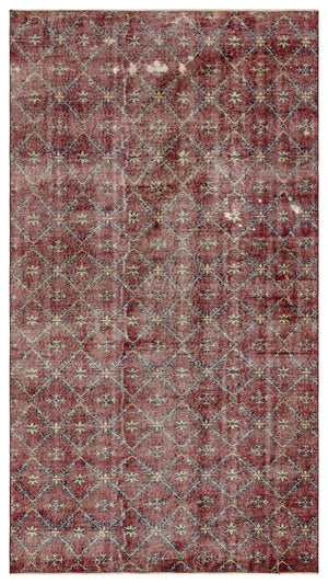 Naturel Over Dyed Vintage Rug 4'11'' x 8'9'' ft 149 x 267 cm
