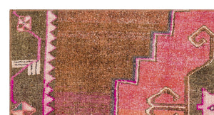 Natural Anatolium Turkish Vintage Rug 2'6'' x 4'7'' ft 75 x 140 cm