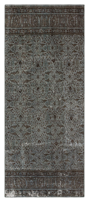 Natural Anatolium Turkish Vintage Runner 2'9'' x 6'6'' ft 83 x 198 cm