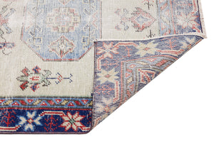 Natural Anatolium Turkish Vintage Rug 2'10'' x 5'6'' ft 87 x 168 cm