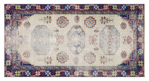 Natural Anatolium Turkish Vintage Rug 2'10'' x 5'6'' ft 87 x 168 cm
