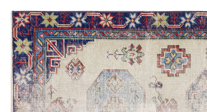 Natural Anatolium Turkish Vintage Rug 2'10'' x 5'6'' ft 87 x 168 cm