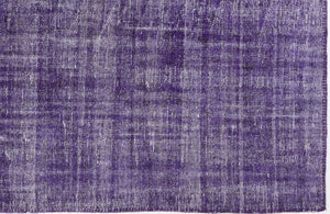 Purple Over Dyed Vintage Rug 5'11'' x 8'11'' ft 180 x 273 cm