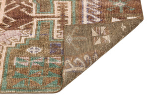 Natural Anatolium Turkish Vintage Rug 4'2'' x 4'8'' ft 128 x 143 cm