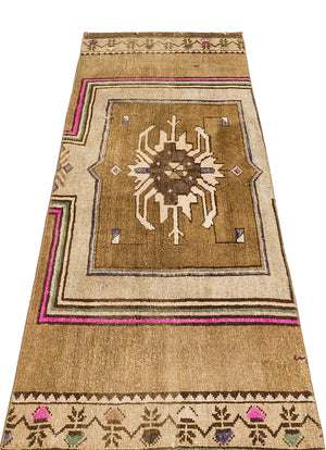 Natural Anatolium Turkish Vintage Runner 2'3'' x 6'2'' ft 69 x 188 cm
