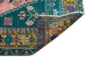 Natural Anatolium Turkish Vintage Rug 3'5'' x 6'7'' ft 105 x 201 cm