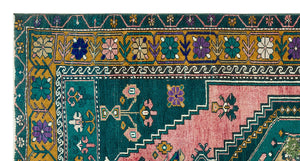 Natural Anatolium Turkish Vintage Rug 3'5'' x 6'7'' ft 105 x 201 cm