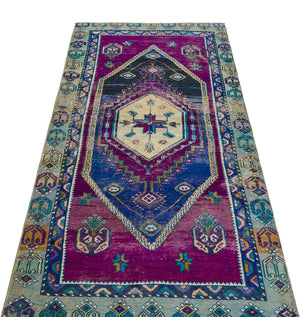 Natural Anatolium Turkish Vintage Runner 3'1'' x 6'7'' ft 95 x 200 cm