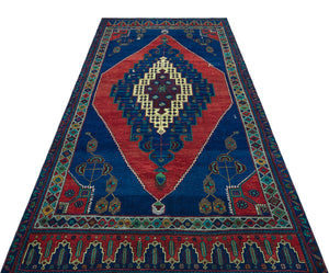 Natural Anatolium Turkish Vintage Rug 4'6'' x 9'11'' ft 138 x 302 cm