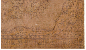 Traditional Deasign Brown Over Dyed Vintage Rug 5'7'' x 9'6'' ft 169 x 289 cm