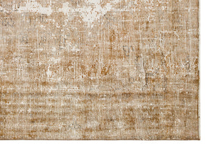 Brown Over Dyed Vintage Rug 5'6'' x 7'10'' ft 168 x 238 cm