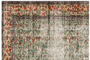 Retro Design Naturel Over Dyed Vintage Rug 5'12'' x 8'8'' ft 182 x 263 cm