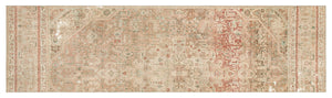 Beige Over Dyed Vintage XLarge Runner 2'7'' x 9'6'' ft 80 x 289 cm