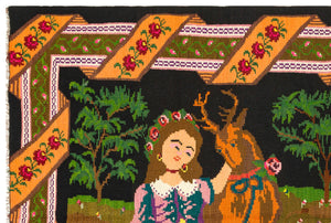 Karabakh Black Kilim Rug 6'1'' x 9'1'' ft 185 x 278 cm