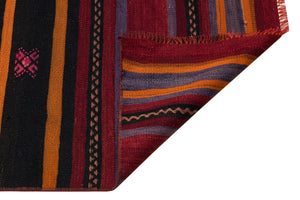 Striped Design Hand Knotted Kilim Runner 2'9'' x 10'9'' ft 83 x 328 cm