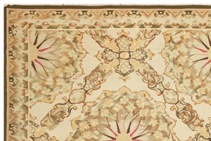 Geometric Over Dyed Kilim Rug 5'11'' x 8'10'' ft 181 x 268 cm