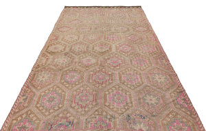Geometric Over Dyed Kilim Rug 6'0'' x 9'10'' ft 184 x 300 cm