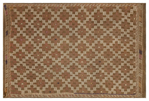 Geometric Over Dyed Kilim Rug 5'5'' x 8'6'' ft 164 x 259 cm