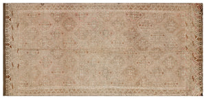 Geometric Over Dyed Kilim Rug 5'7'' x 11'3'' ft 170 x 344 cm