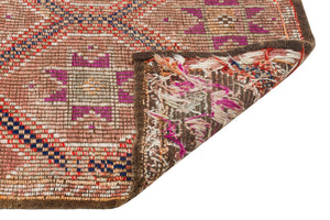 Geometric Over Dyed Kilim Rug 5'10'' x 9'7'' ft 177 x 292 cm