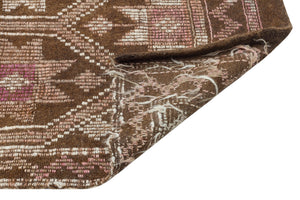 Geometric Over Dyed Kilim Rug 5'3'' x 9'4'' ft 159 x 284 cm