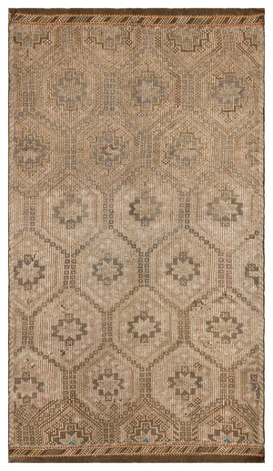 Geometric Over Dyed Kilim Rug 5'7'' x 9'7'' ft 170 x 291 cm