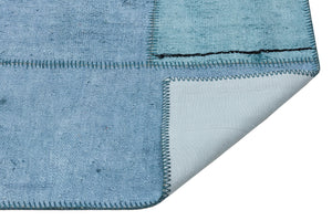 Natural Vintage Hemp Patchwork Rug  5'1'' x 7'4'' ft 155 x 223 cm