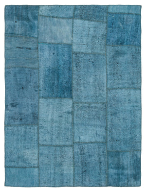 Natural Vintage Hemp Patchwork Rug 5'1'' x 6'11'' ft 156 x 211 cm