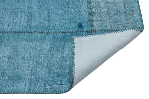 Natural Vintage Hemp Patchwork Rug  5'2'' x 7'4'' ft 157 x 224 cm