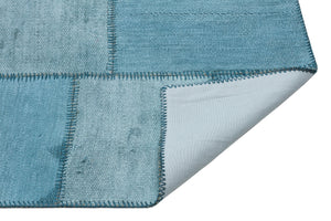 Natural Vintage Hemp Patchwork Rug  5'1'' x 7'1'' ft 155 x 217 cm