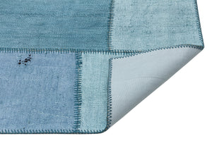 Natural Vintage Hemp Patchwork Rug  5'1'' x 7'4'' ft 154 x 223 cm