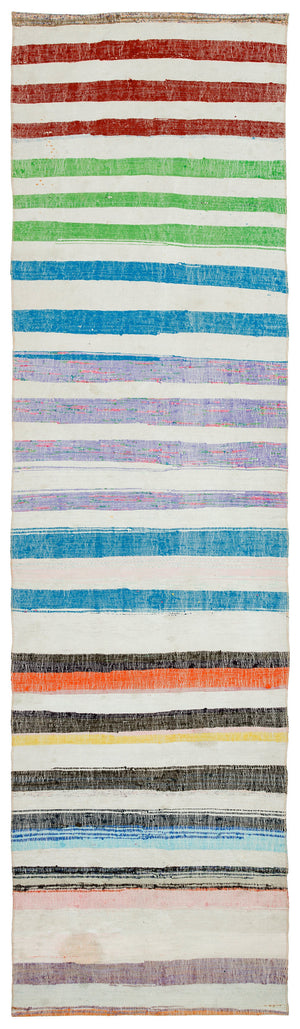 Chaput Over Dyed Kilim Rug 2'10'' x 10'3'' ft 87 x 312 cm