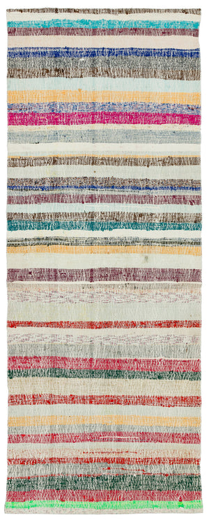 Chaput Over Dyed Kilim Rug 2'11'' x 7'5'' ft 88 x 227 cm