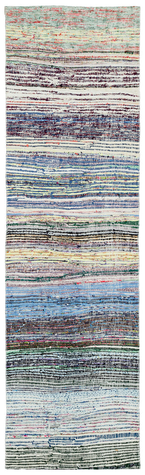 Chaput Over Dyed Kilim Rug 2'1'' x 7'4'' ft 64 x 224 cm