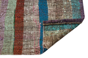 Chaput Over Dyed Kilim Rug 3'2'' x 11'2'' ft 96 x 340 cm