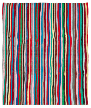 Chaput Over Dyed Kilim Rug 5'1'' x 4'3'' ft 155 x 130 cm