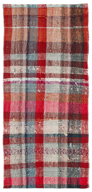 Chaput Over Dyed Kilim Rug 2'4'' x 4'11'' ft 70 x 150 cm